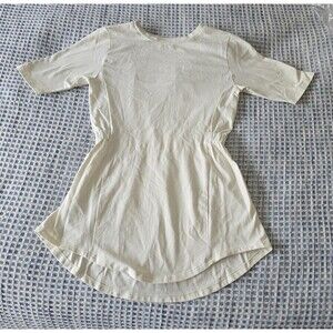 Universal Standard Tee with Back Elastic Womens Vaporous Gray Pima Cotton 4XS